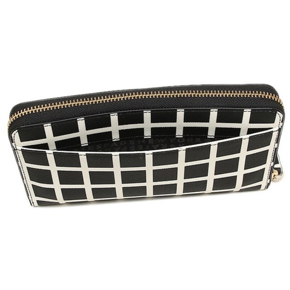 Kate Spade Laurel Way Printed Check Neda Wallet - Picture 5 of 8